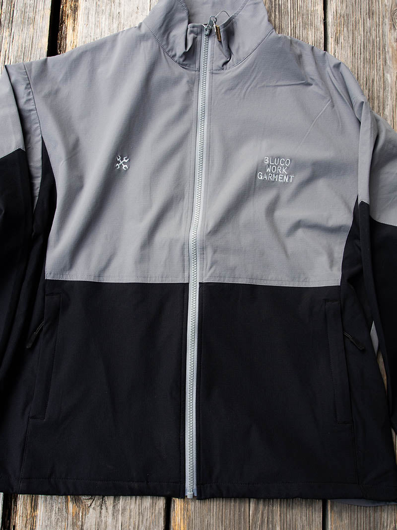 STRETCH TRACK JACKET -COMBINATION-