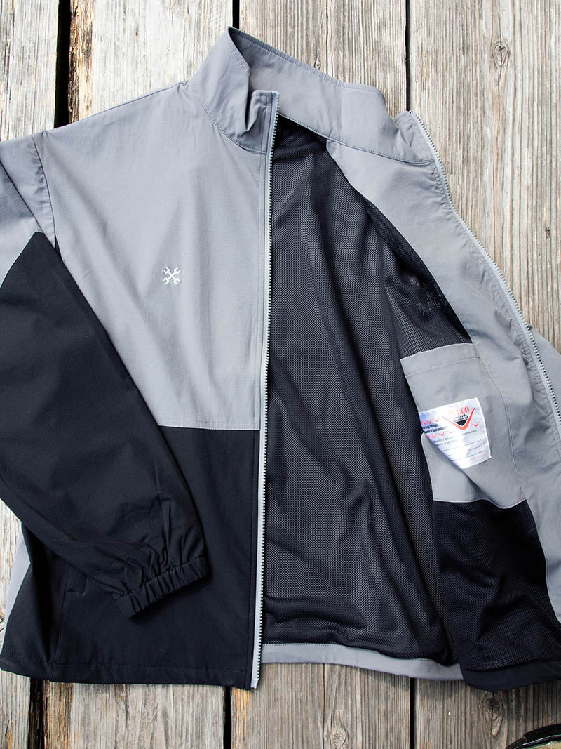 STRETCH TRACK JACKET -COMBINATION-