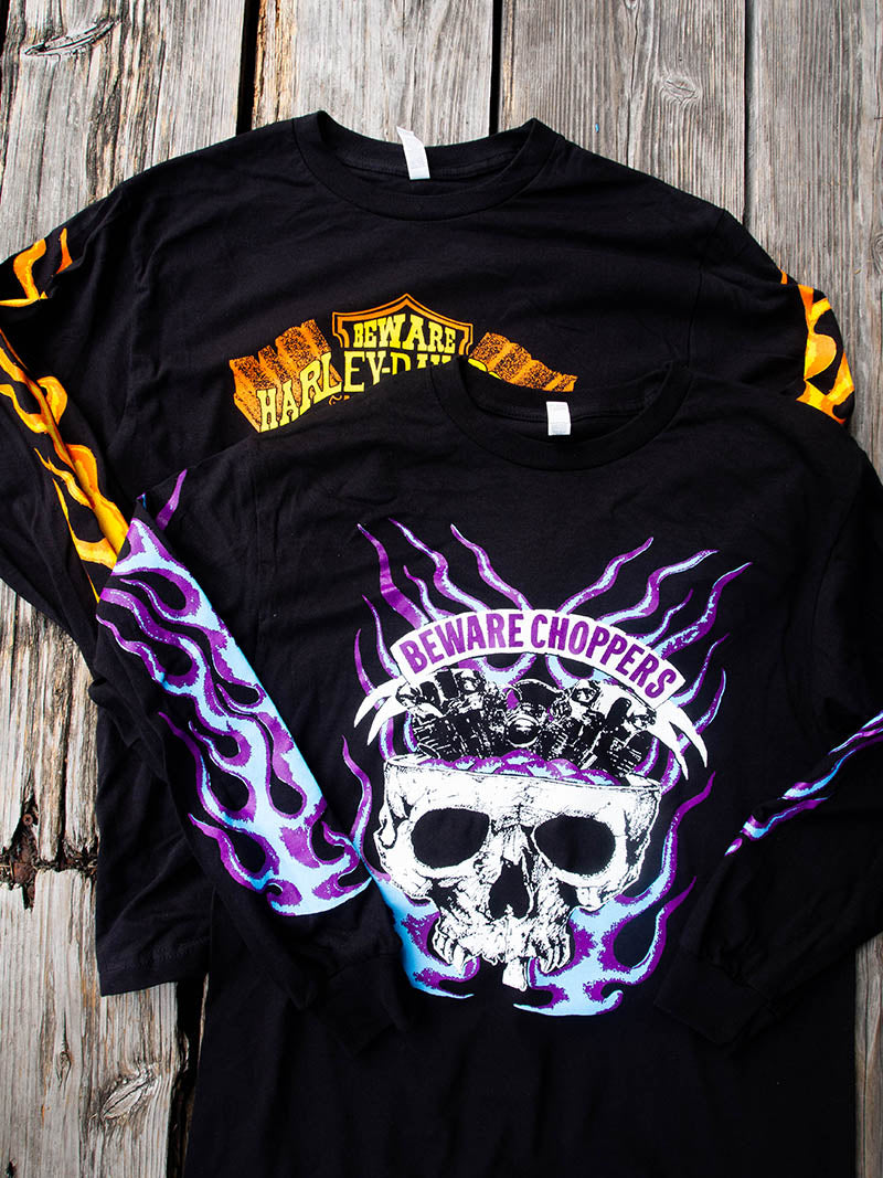 BEWARE CHOPPERS L/S Tee