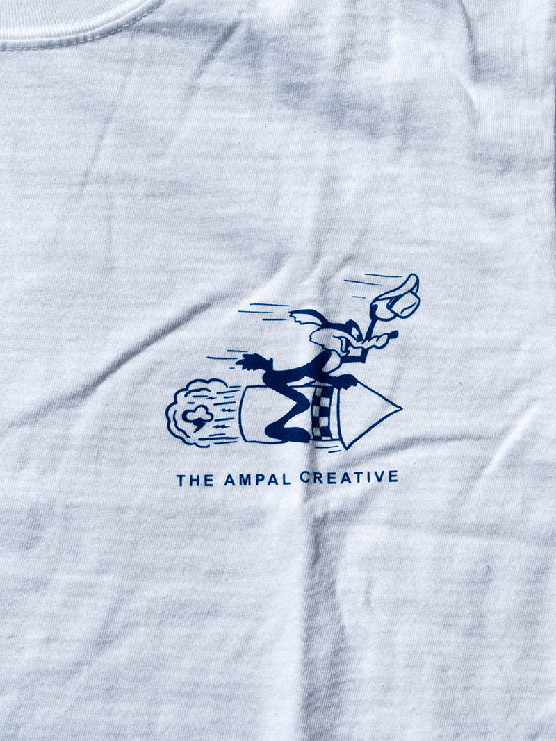 THE AMPAL CREATIVE Print Tee -DON'T THINK TWICE-