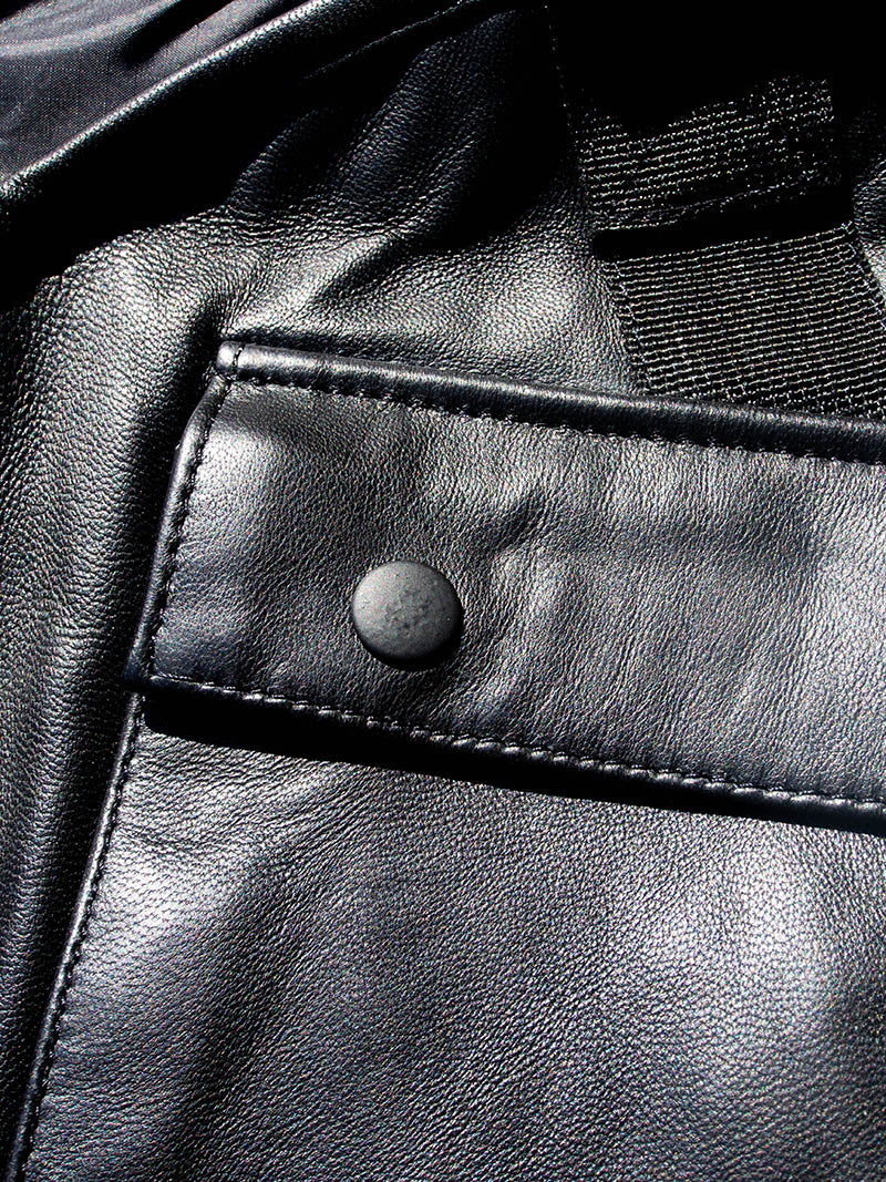 LEATHER UTILITY VEST