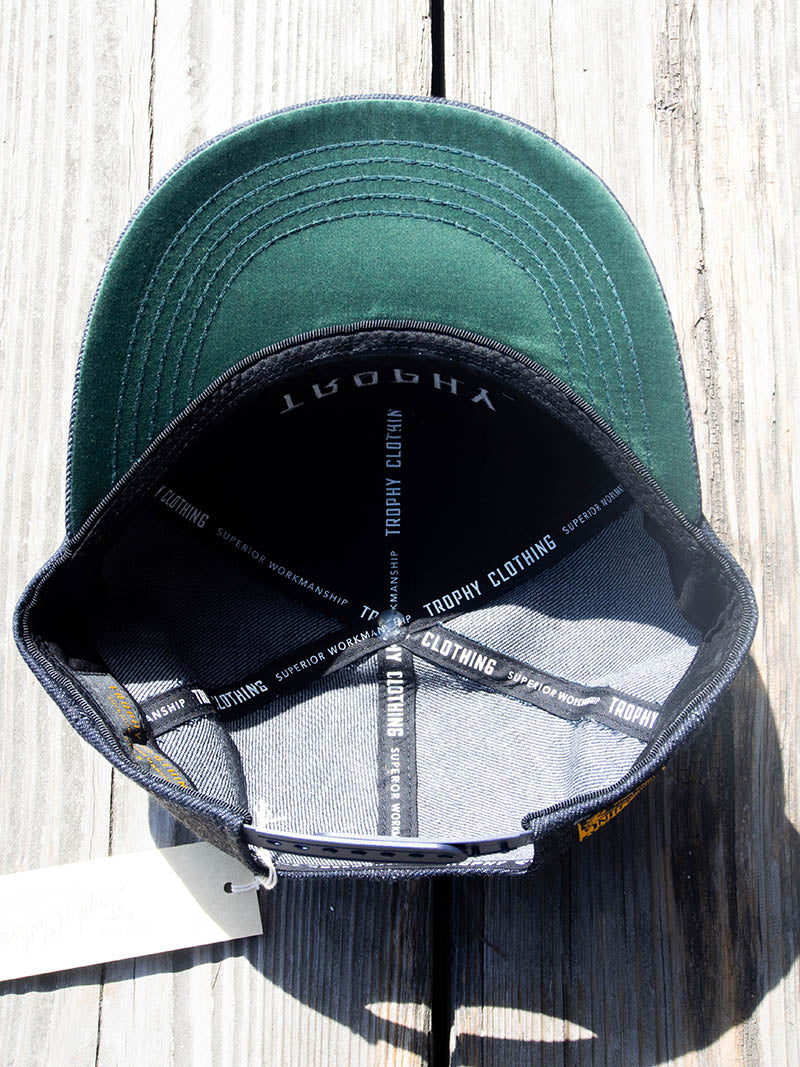 Harvest Work Logo Denim Tracker Cap