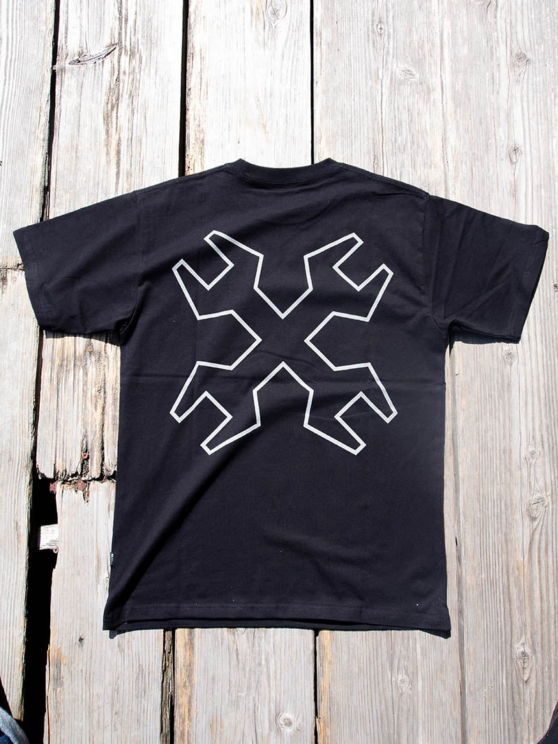 PRINT TEE -CROSS WRENCH-