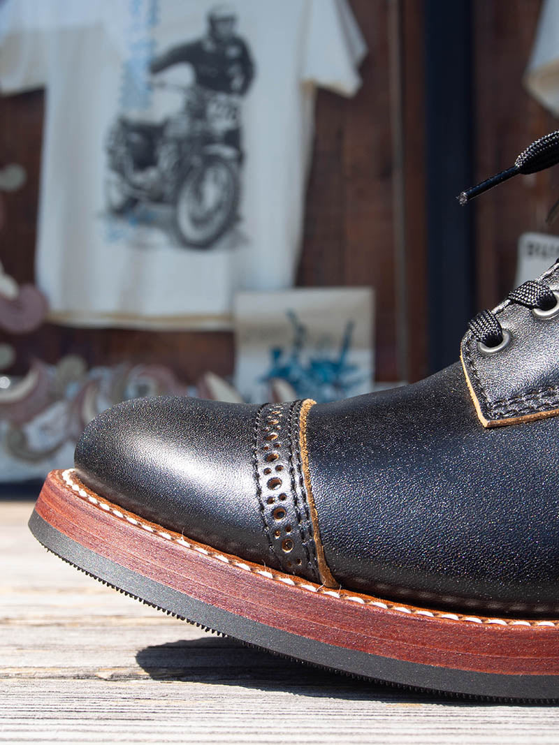 AB-02C-ST STEERHIDE CAP TOE LACE-UP STANDARD