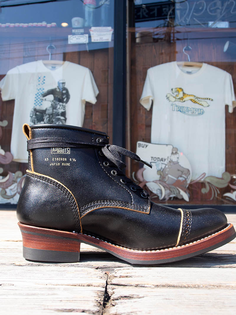AB-02C-ST STEERHIDE CAP TOE LACE-UP STANDARD
