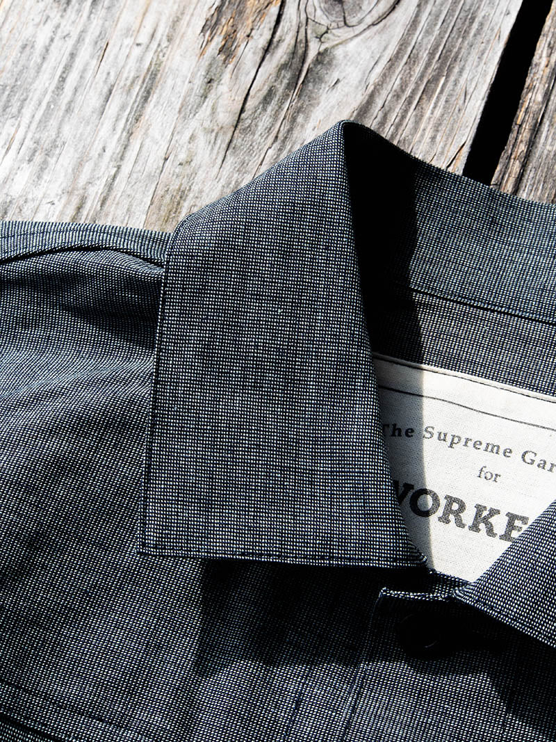 Lot 213, Indigo Pincheck