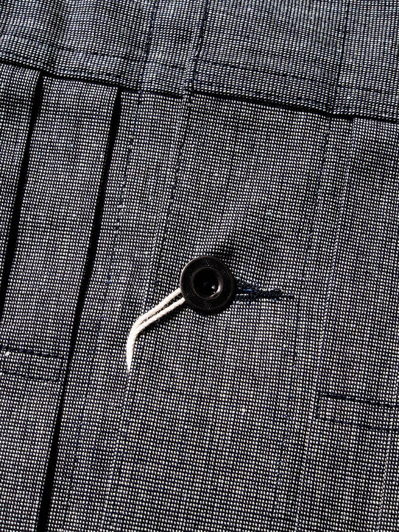 Lot 213, Indigo Pincheck