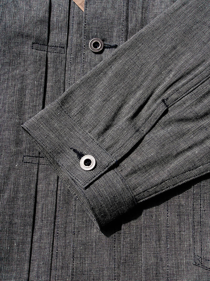 Lot 213, Indigo Pincheck