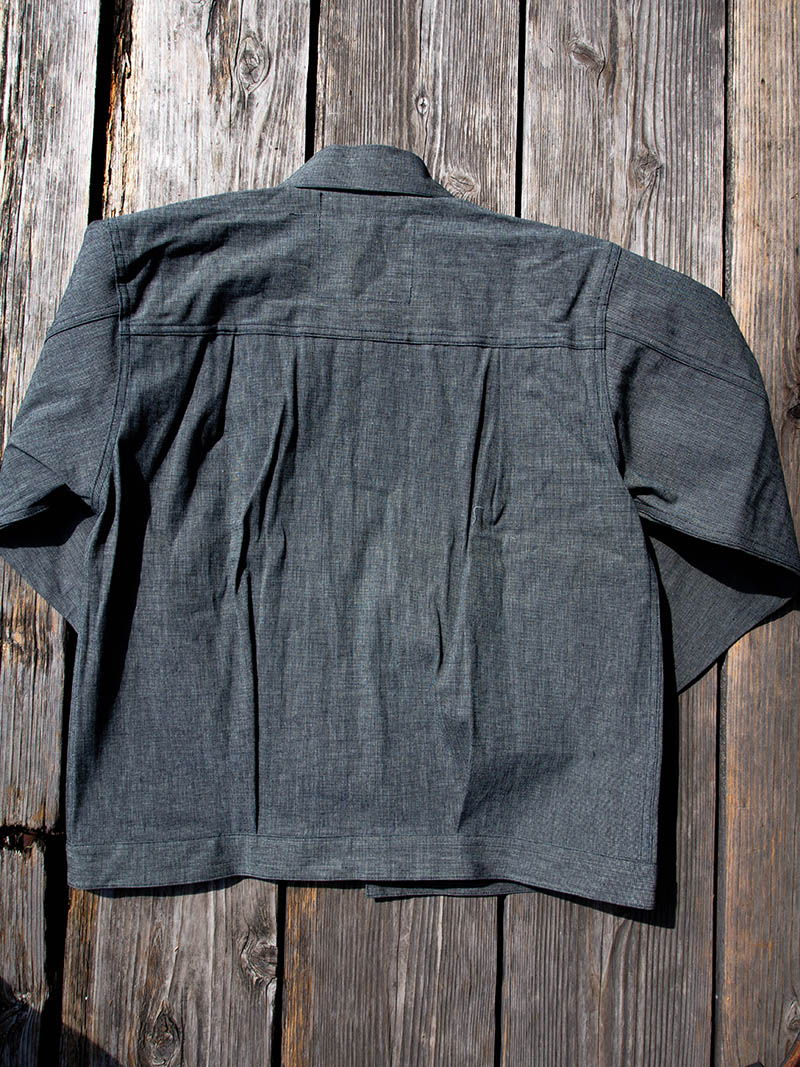 Lot 213, Indigo Pincheck