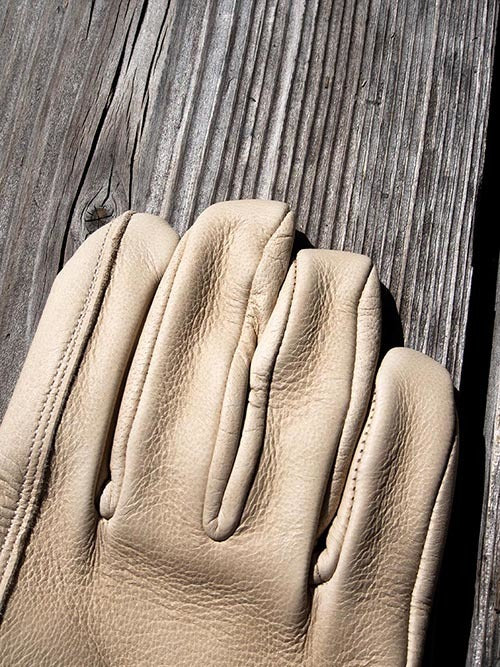 Deer Utility Glove Shorty -Greige-