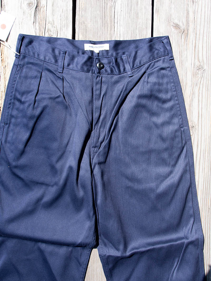 Classic Trousers -Navy-