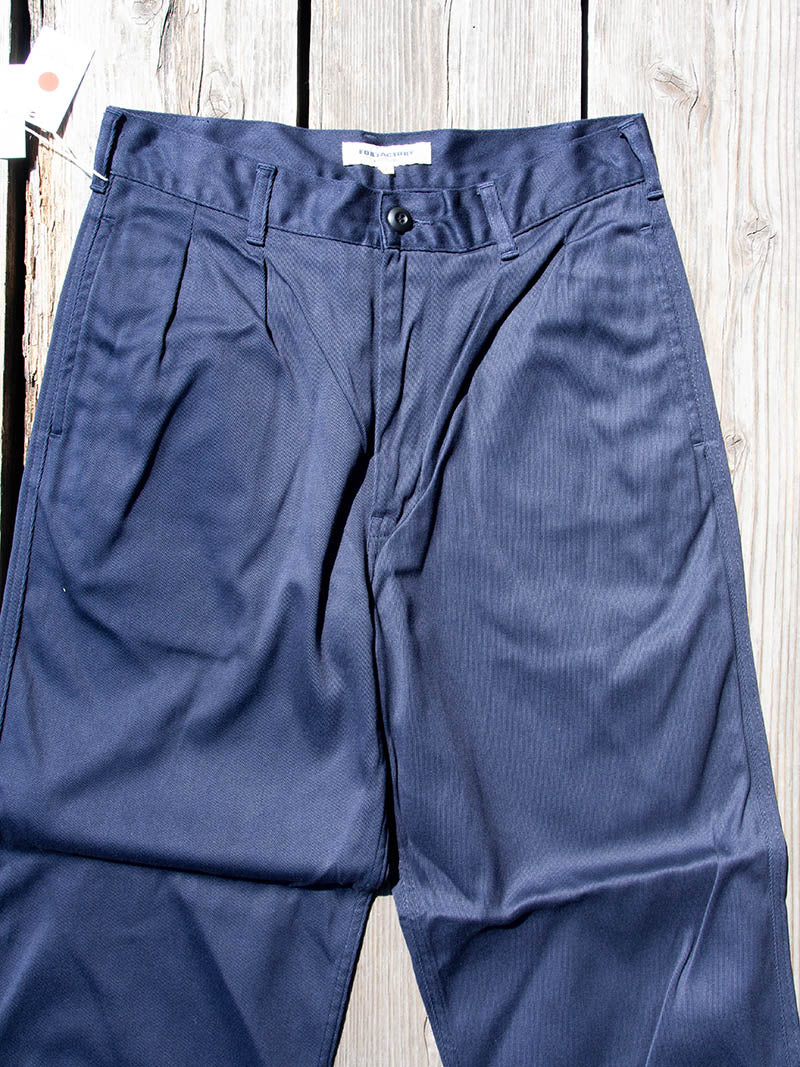 Classic Trousers -Navy-