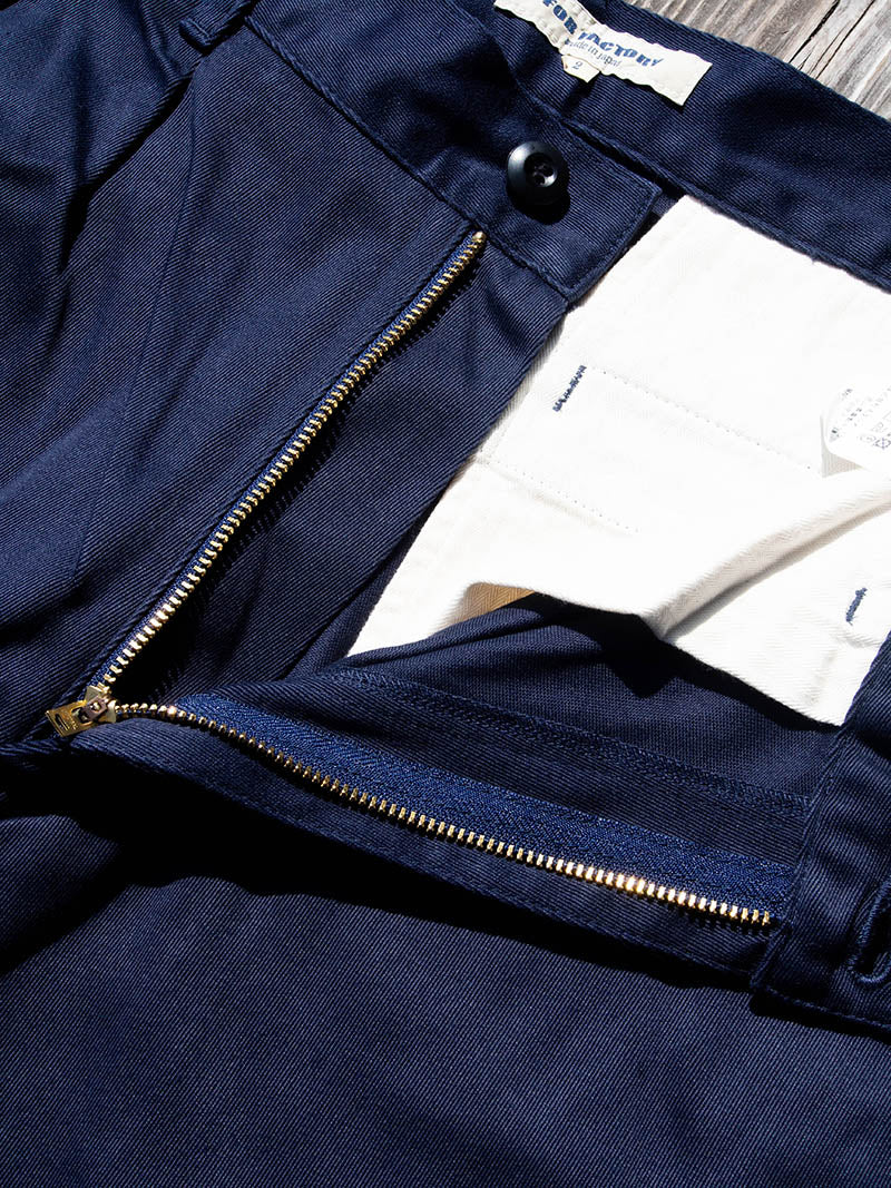 Classic Trousers -Navy-