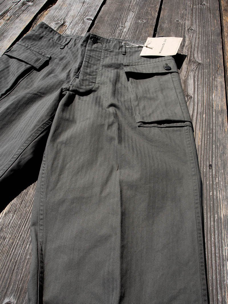 TROUSERS AKA "M43" OD Herringbone