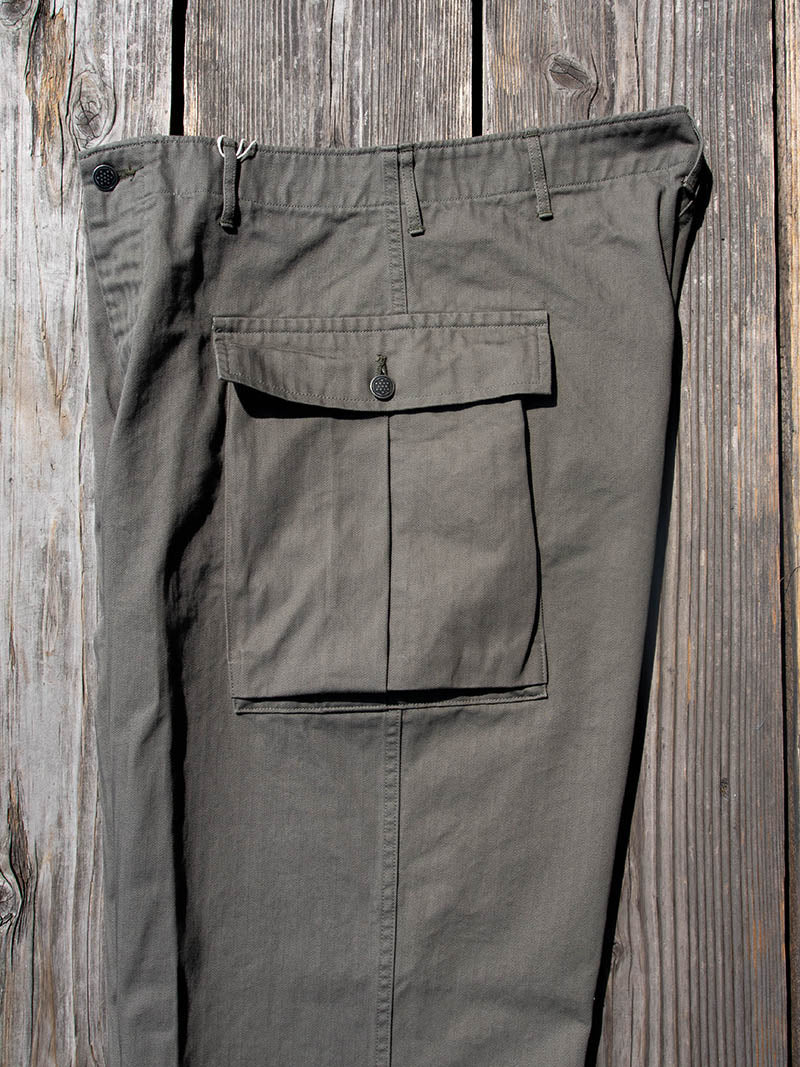 TROUSERS AKA "M43" OD Herringbone