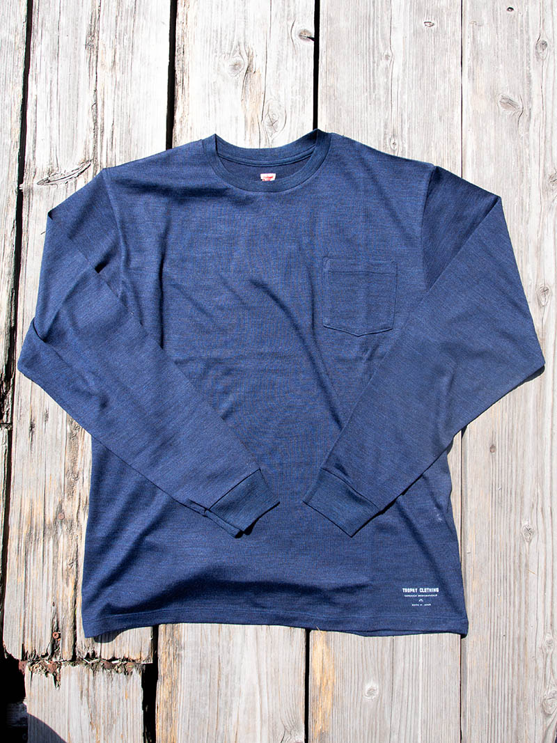 Breath Wool Pocket L/S Tee