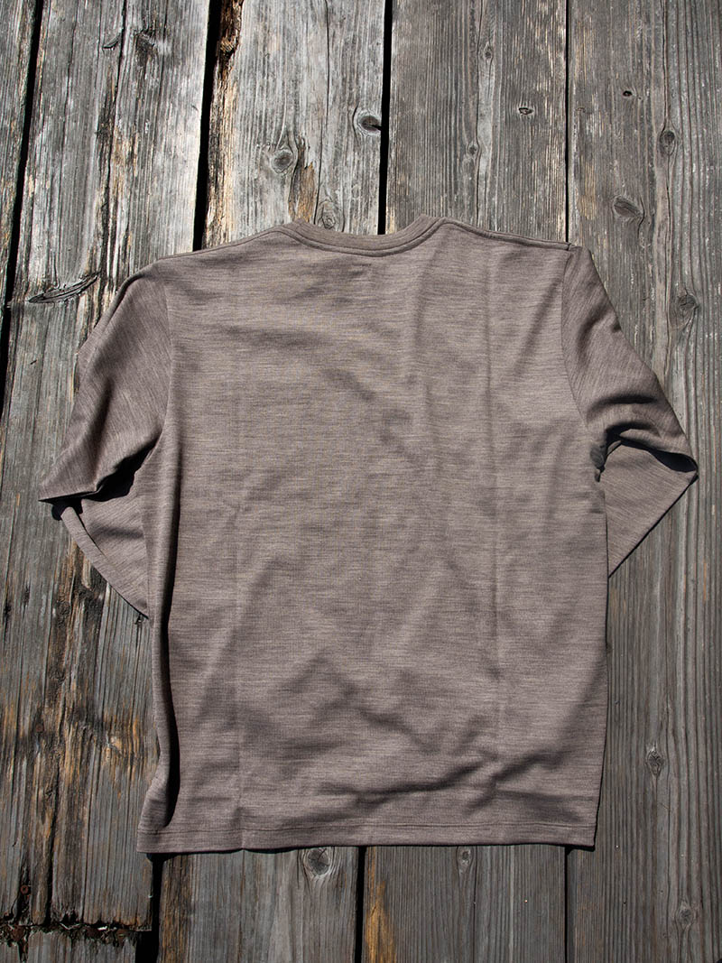 Breath Wool Pocket L/S Tee