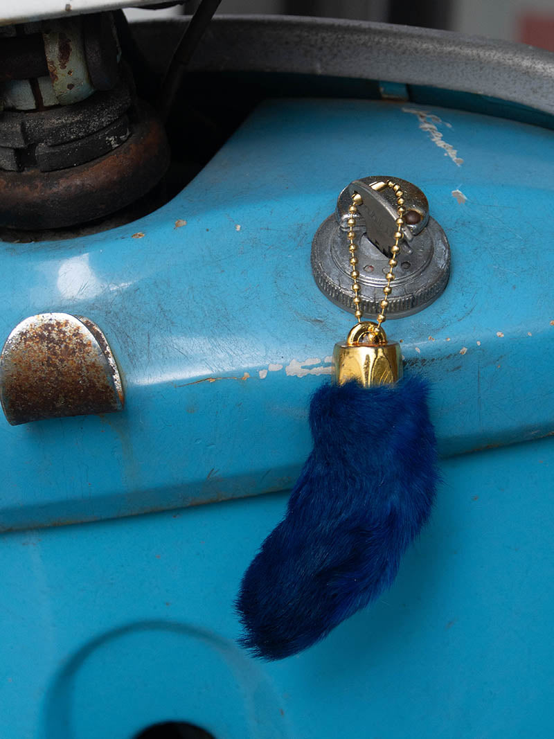 RABBIT FOOT KEYHOLDER