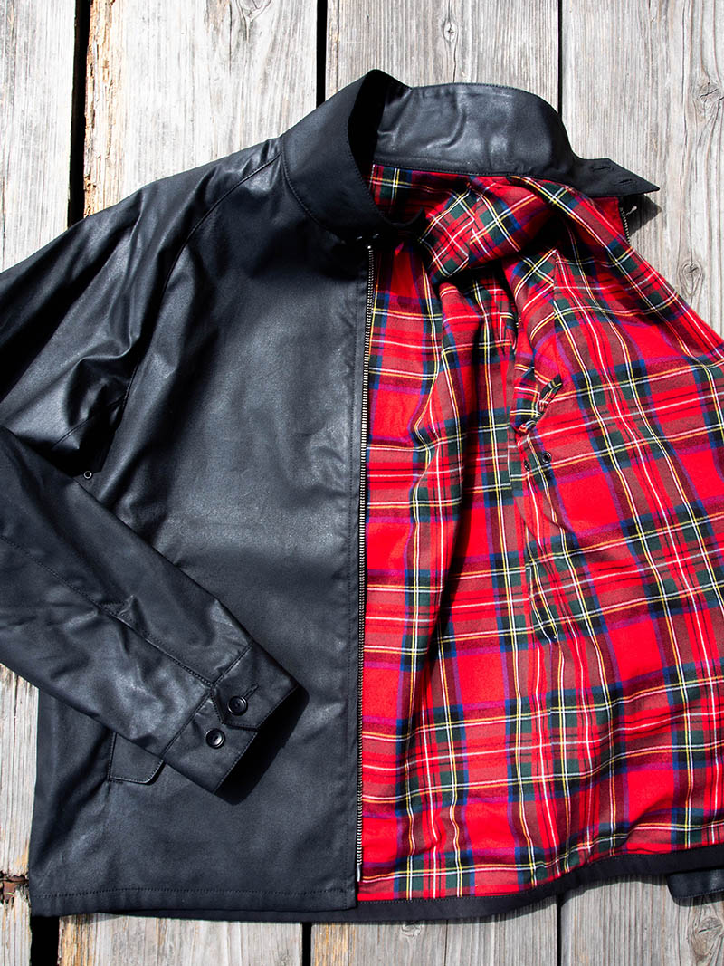 ACV-WX06 WAXED COTTON HARRINGTON JACKET