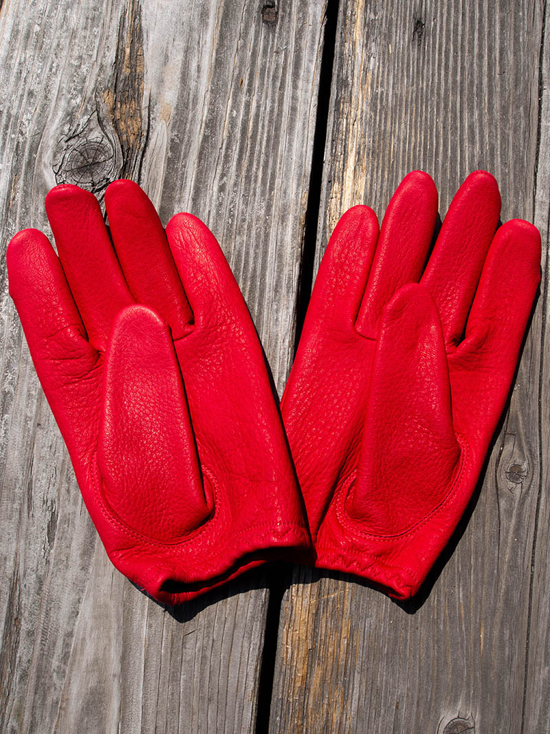 Deer Utility Glove Shorty -Red-
