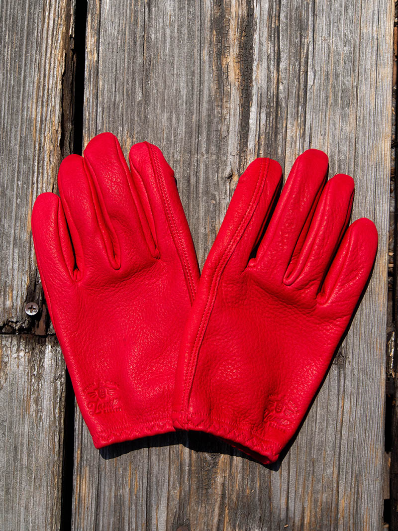 Deer Utility Glove Shorty -Red-