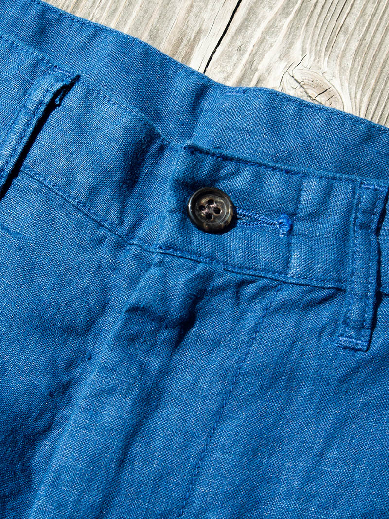 FWP Trousers, French Blue Linen