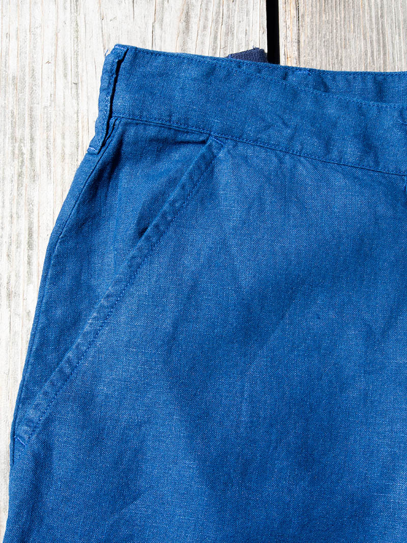 FWP Trousers, French Blue Linen