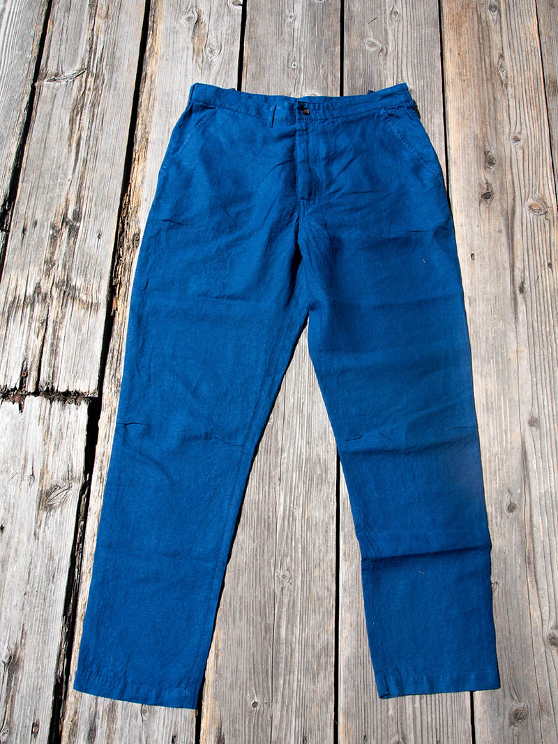 FWP Trousers, French Blue Linen