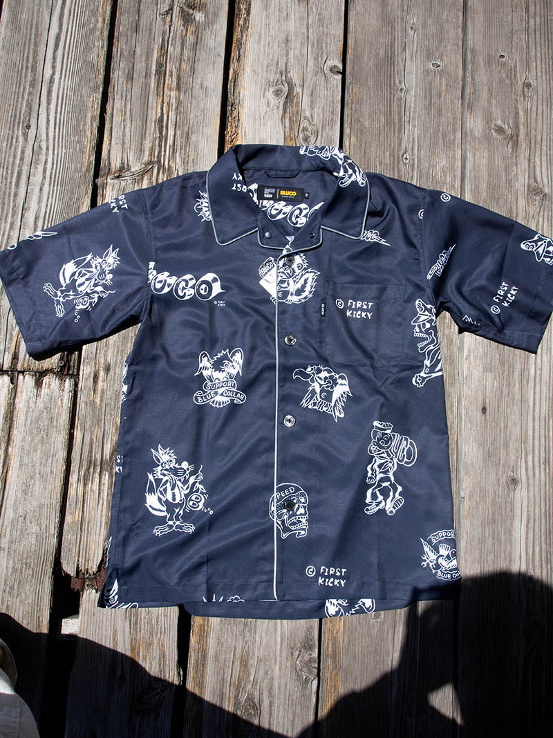 POOLSIDE SHIRT S/S -Tattoo-