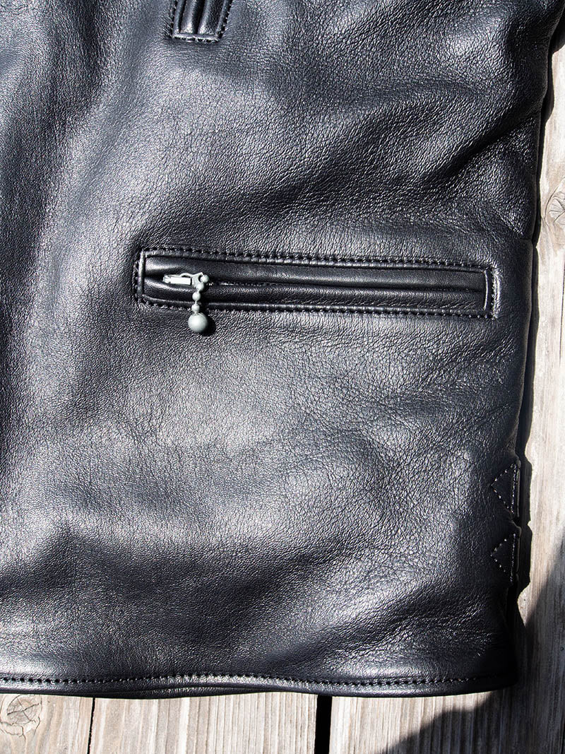 AD-02L SHEEPSKIN DOUBLE RIDERS JACKET -Long Type-