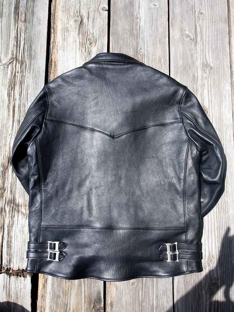 AD-02L SHEEPSKIN DOUBLE RIDERS JACKET -Long Type-