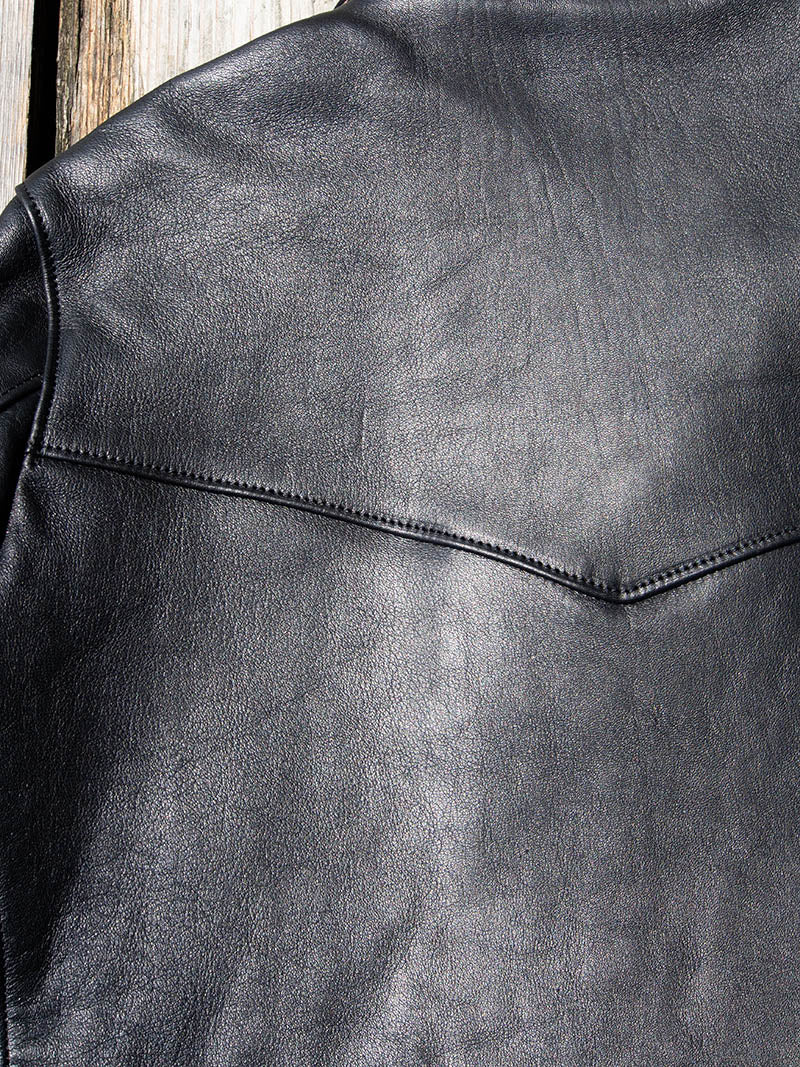 AD-02L SHEEPSKIN DOUBLE RIDERS JACKET -Long Type-