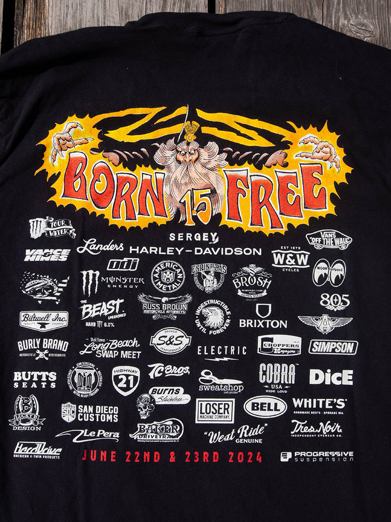 BORN FREE 15th Official Tee
