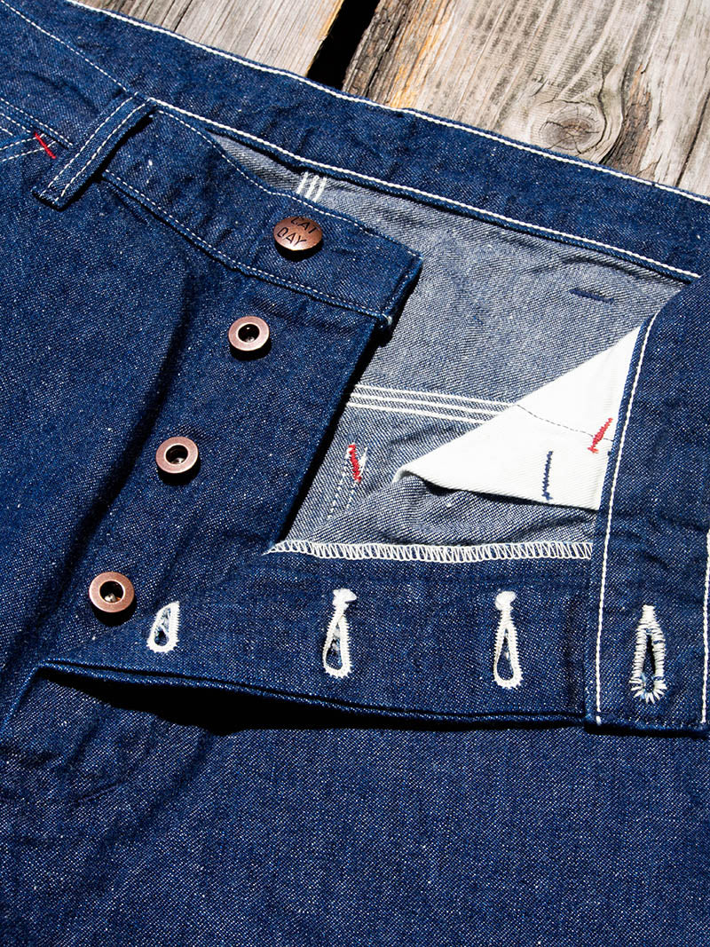 CAT DAY Painter Pants, 9.5 oz Indigo Denim