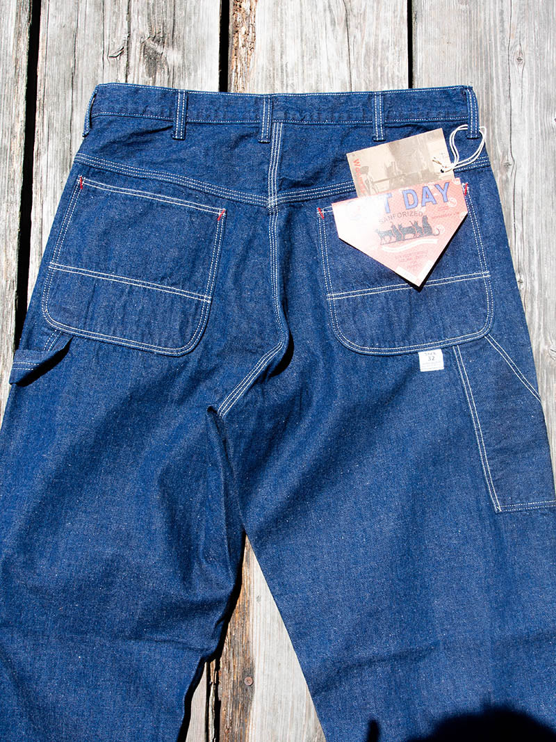 CAT DAY Painter Pants, 9.5 oz Indigo Denim
