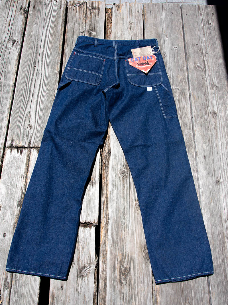 CAT DAY Painter Pants, 9.5 oz Indigo Denim