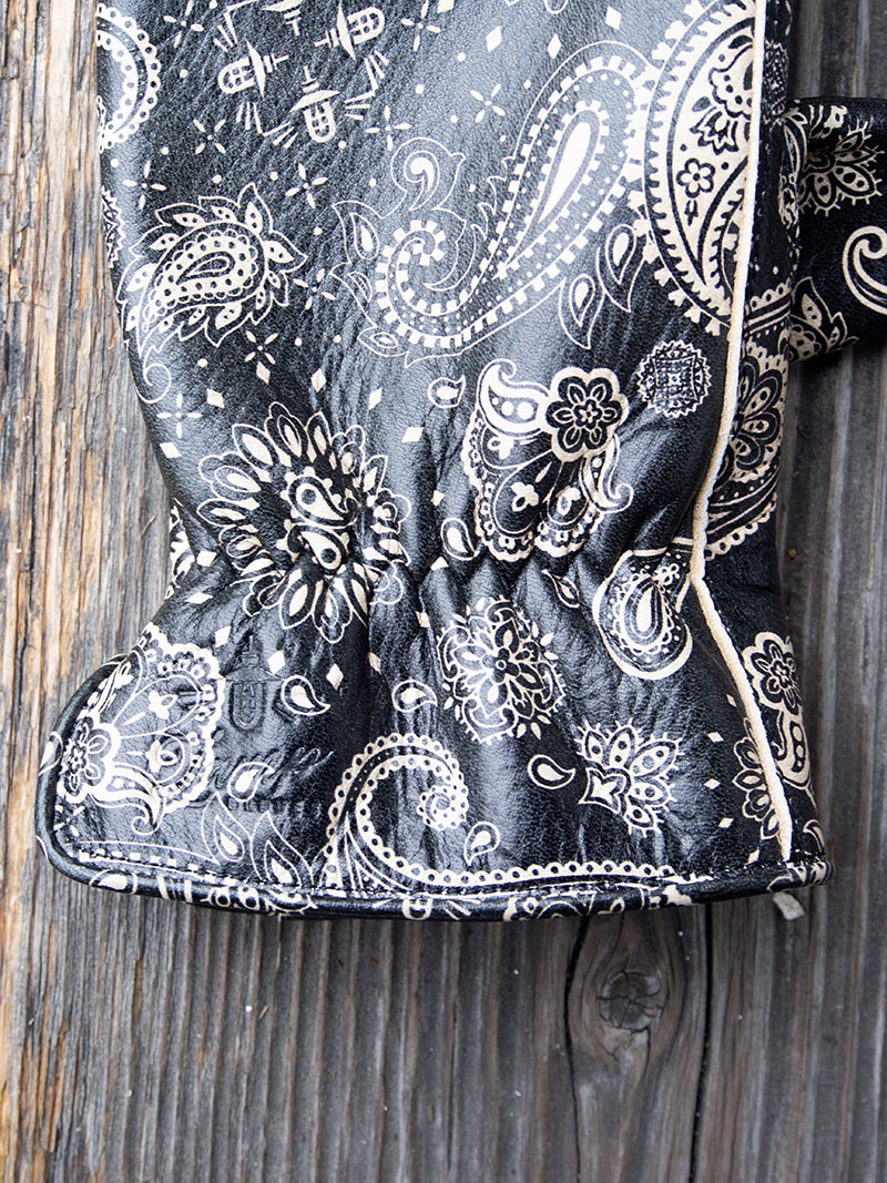 Deer Utility Glove Standard -PAISLEY BLACK-