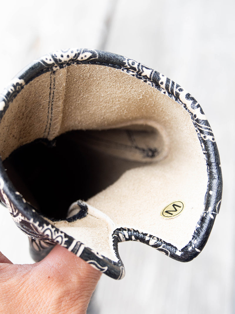Deer Utility Glove Standard -PAISLEY BLACK-
