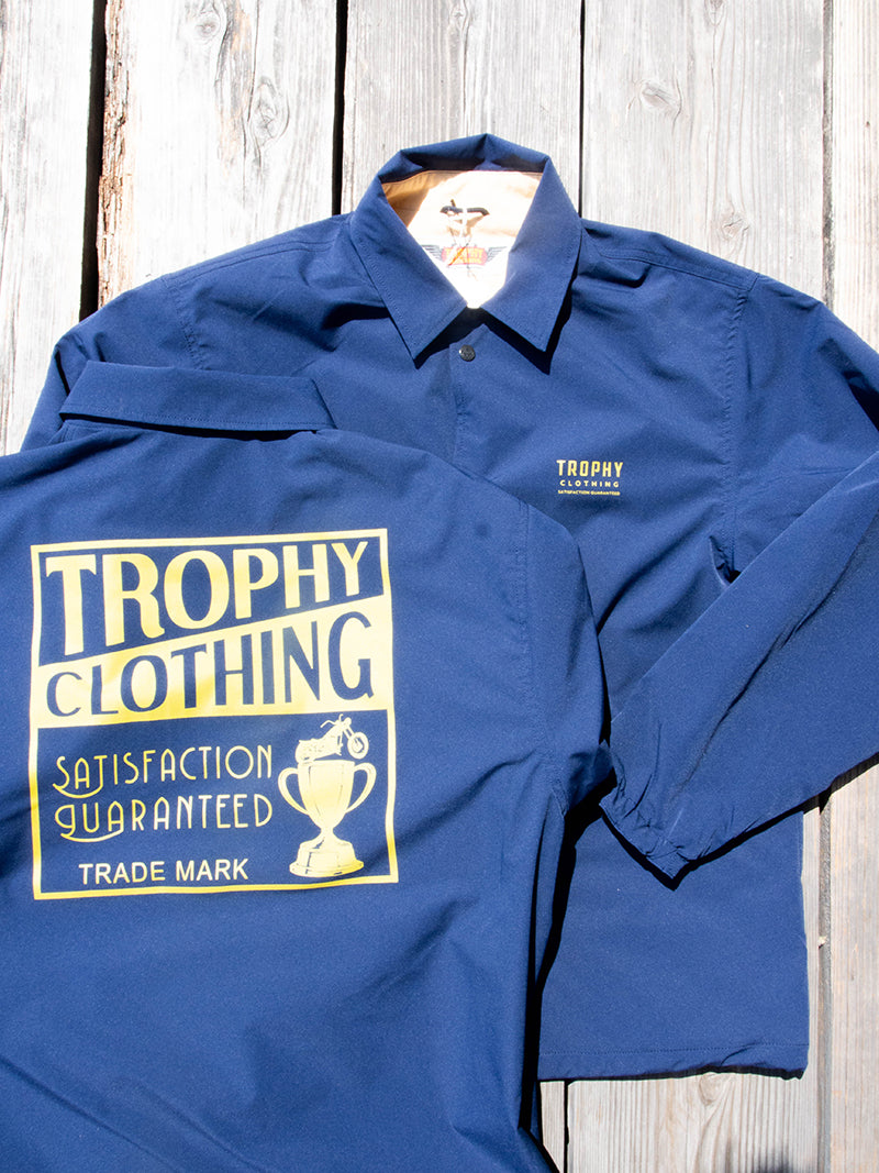 Box Logo Warm Up Jacket -Navy-