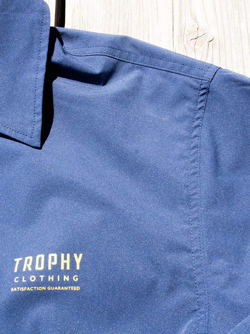 Box Logo Warm Up Jacket -Navy-