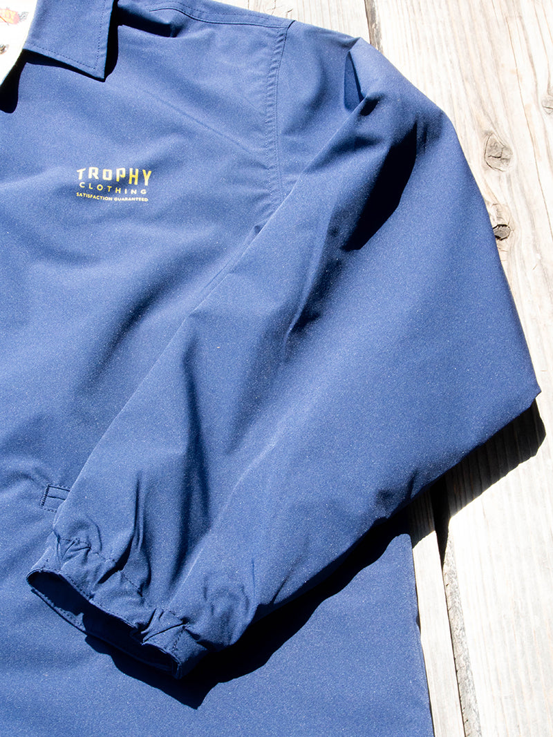 Box Logo Warm Up Jacket -Navy-