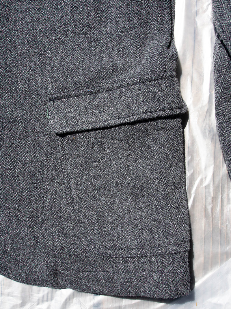 Lounge Jacket, Wool Cotton Tweed