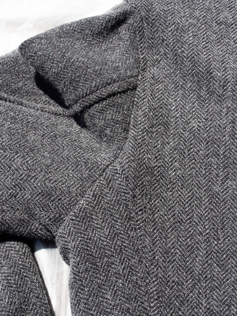 Lounge Jacket, Wool Cotton Tweed