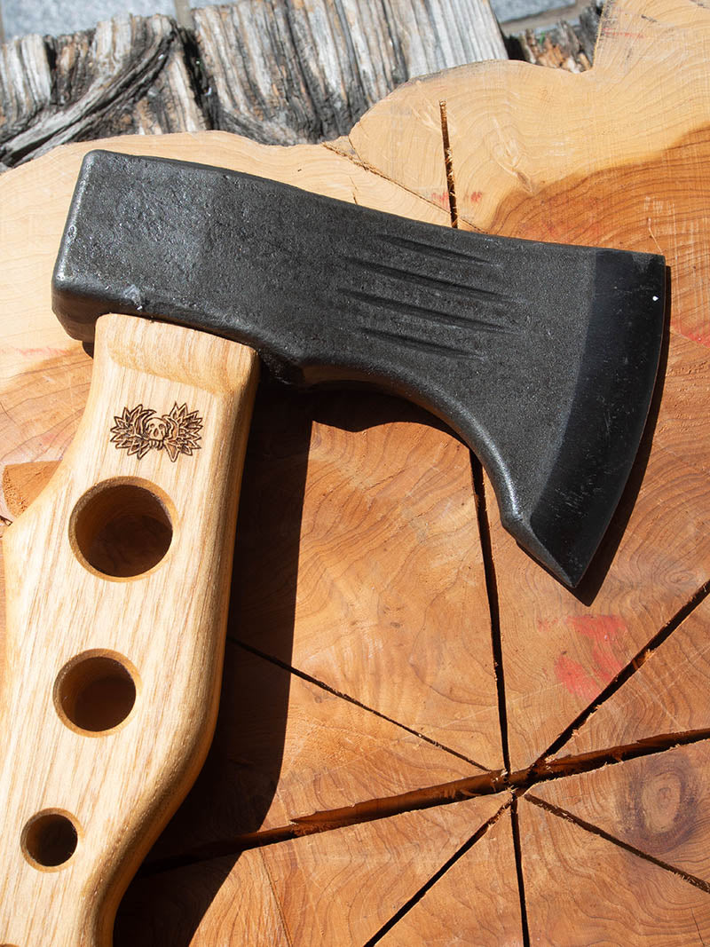 DRILLED HAND AXE Ⅱ -Hickory-