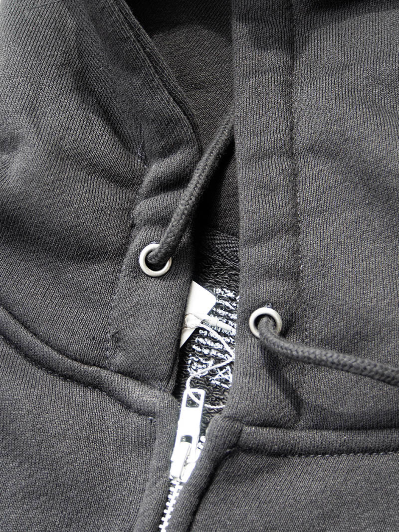 Heavy Pile Sweat Zip Hoodie -Difference-
