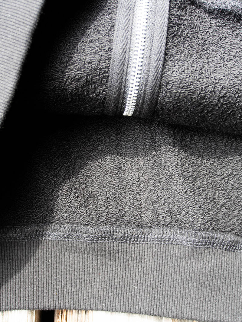 Heavy Pile Sweat Zip Hoodie -Difference-
