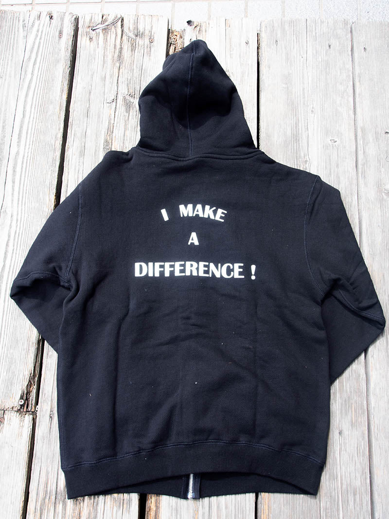 Heavy Pile Sweat Zip Hoodie -Difference-