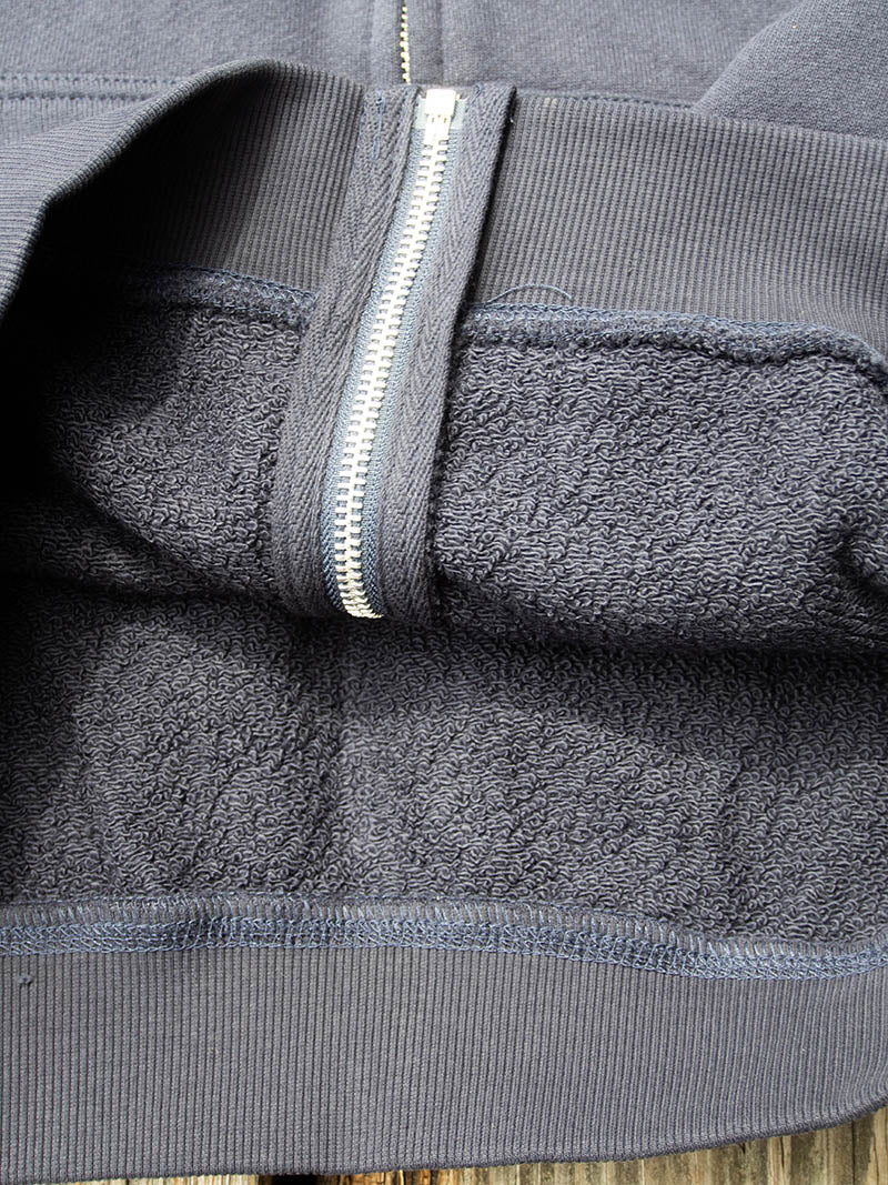 Heavy Pile Sweat Zip Hoodie -Difference-