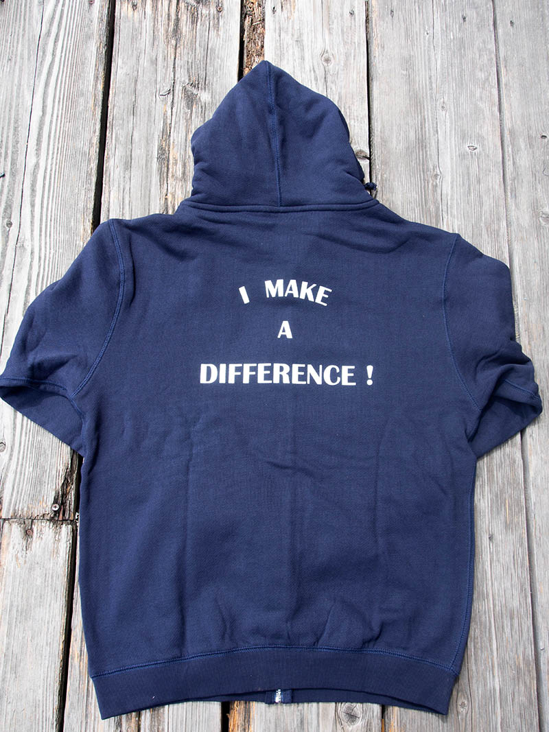 Heavy Pile Sweat Zip Hoodie -Difference-