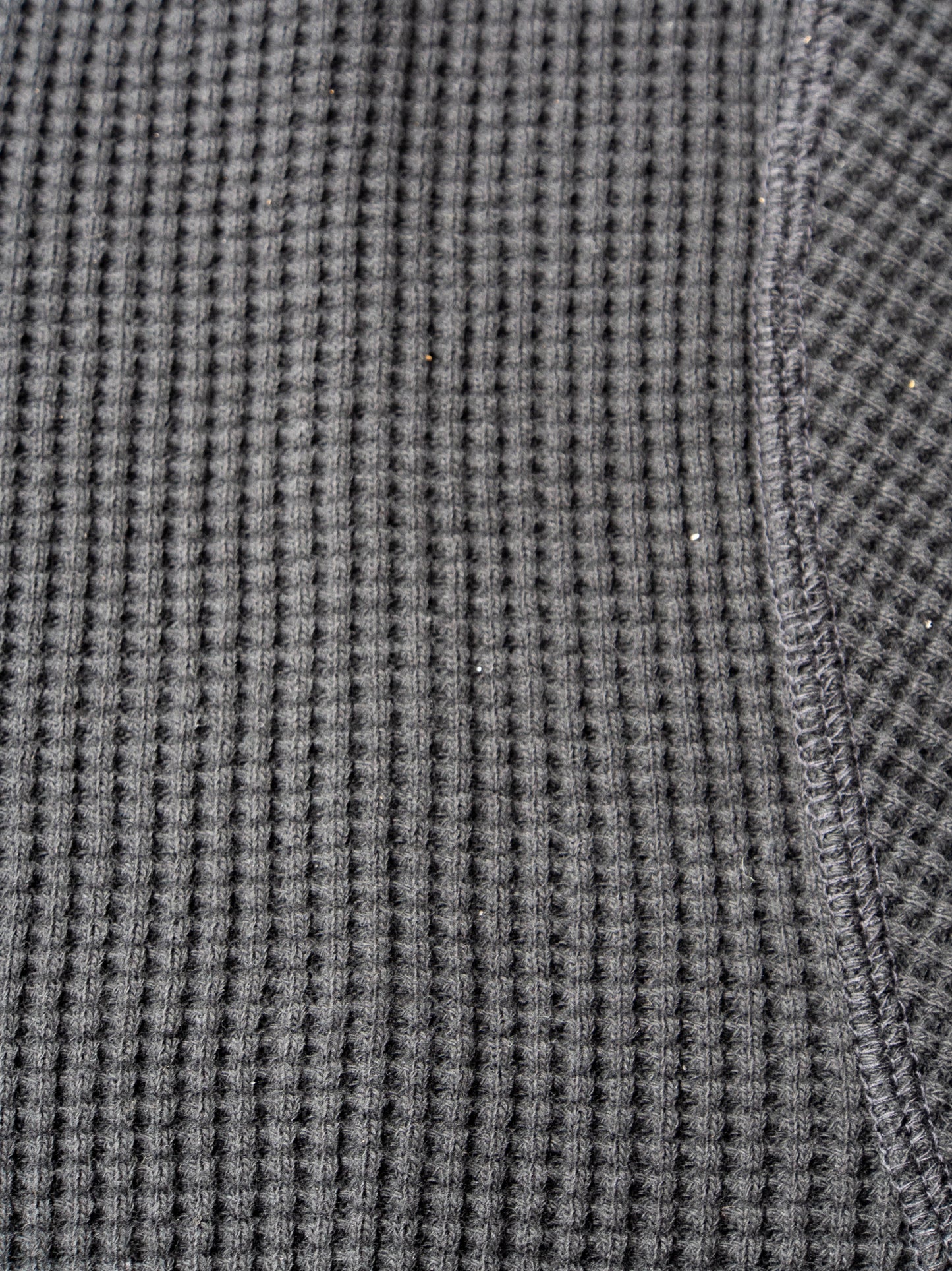 Heavy Waffle Mil Henley L/S Tee